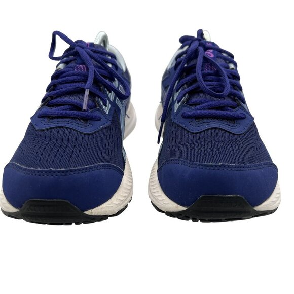 Asics Gel Contend 8 Womens 9W Running Shoes Athletic Dive Blue Soft Sky Sneaker - Picture 3 of 14